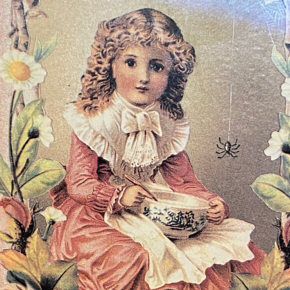 Vintage Katherines Collection Little Miss Muffet Wooden trinket  box - Picture 4 of 9